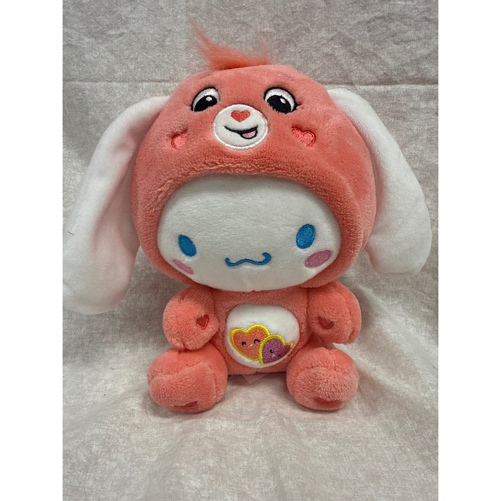 Sanrio Care Bears Cinnamoroll Love-a-Lot Bear Plush 7 inch Pink Limited Edition